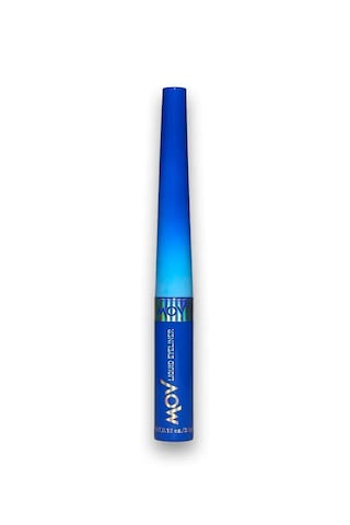 Mov Likit Eyeliner Mavi 3,5 G Parlak Mavi Ton, Suya & Tere Dayanıklı Mavi