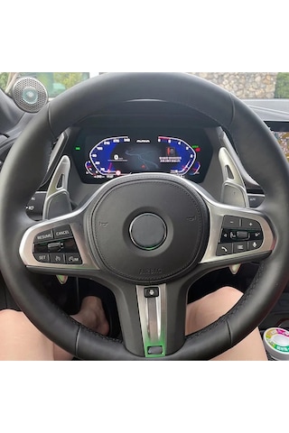 BMW 3 Serisi G20 F1 Direksiyon Kulakçık Gümüş Renk