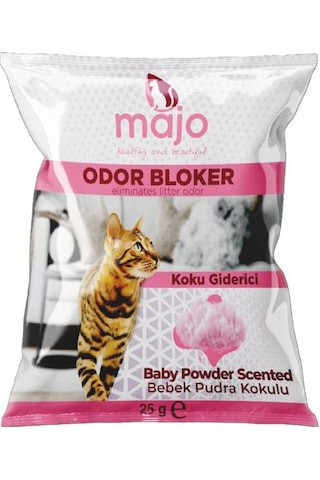 Majo Kedi Kumu Koku Giderici Bebek Pudrası Kokulu 20 x 25 G