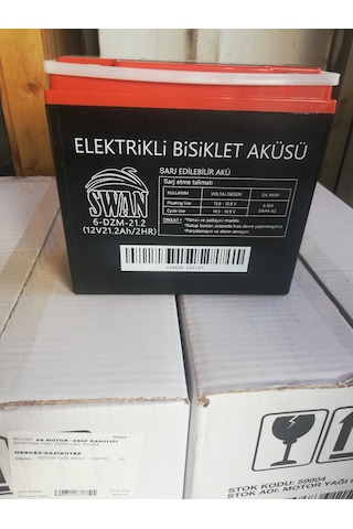 12v 24ah-amper Monero-swan Akü. 6dzm20- Jel 12v 22ah- 24 Ah Taze 5 Adet