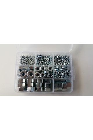 Ayaz Metrik Çelik Somun Seti 249 Parça Dın 934 Anahtar Başlı
