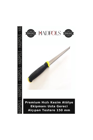 Premium Hızlı Kesim Atölye Ekipmanı Usta Gereci Alçıpan Testere 150 Mm