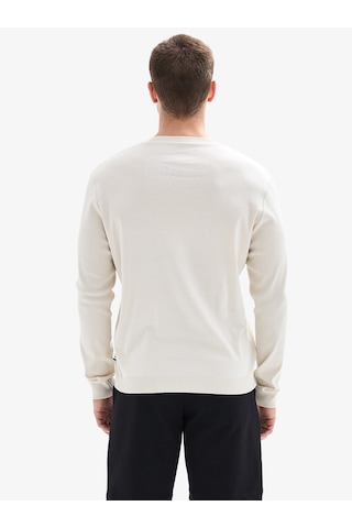 Erkek Sweatshirt 40924 - Krem Krem
