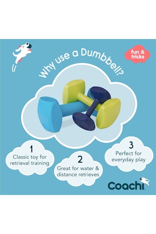 Company Of Animals Coachi Training Dumbbell, Yüzer, Geniş Atma, Klasik Alım Oyuncağı, Av Köpeği Ve Köpek Yavrusu Eğitimi,köpek Aksesuarı, Çok Sağlam Ve Dayanıklı, Küçük Köpekler Ve Yavru Köpekler İçin
