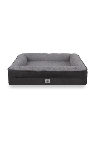 Felix Köpek Yatağı Antrasit Orta 75x95 Cm, Visco Sünger,%100 Su Geçirmez Alez, Çıkarılabilir Yıkanabilir Kılı