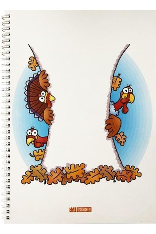 Özgün A4 Spiralli Defter 144 Yp Kareli