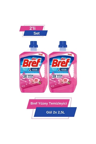 Bref Yüzey Temizleyici Gül 2x 2.5l 2'li Set set-hnkdtj-5277-6230