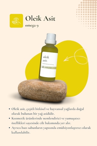 Oleik Asit Serumu 50 Ml - Saç Ve Cilt İçin Nemlendirici Serum