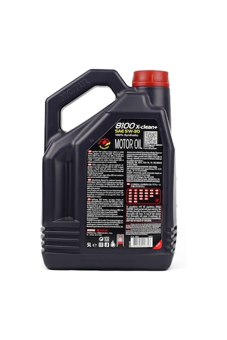 Motul 8100 X-Clean+ SAE 5W-30 Motor Yağı 4 x 5 L