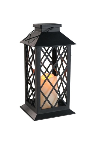 Dolıty Açık Masa Lambası Peyzaj Fener Oda Partisi Bahçe Için Siyah