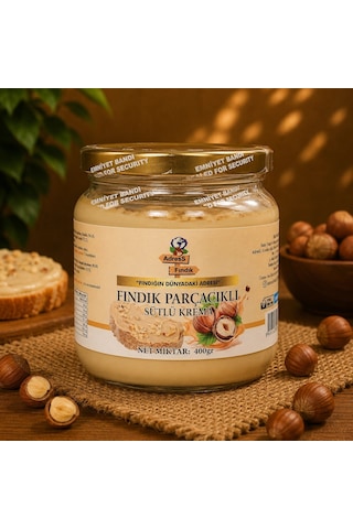 Adress Fındık Fındık Parçacıklı Sütlü Krema 400 G