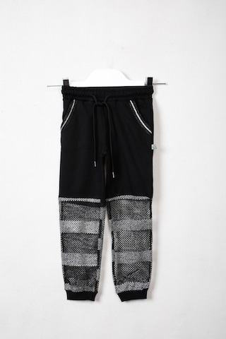 Aymeravm - Altı Fileli Eşofman Alt - Mşl2101Ga Siyah