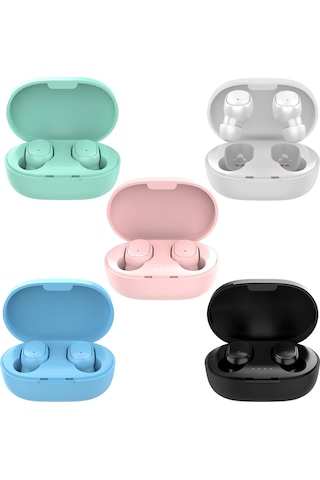 Springsun A6s Pro Bluetooth 5.0 Kulak İçi Kulaklık, Ipx4 Su Geçirmez, Akıllı Dokunmatik Kontrol, Uzun Pil Ömrü, Hd Konuşma, Spor İçin Mavi