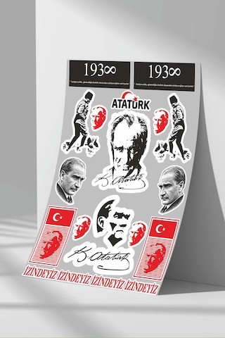 Atatürk Sticker Seti Atatürk Sticker Seti