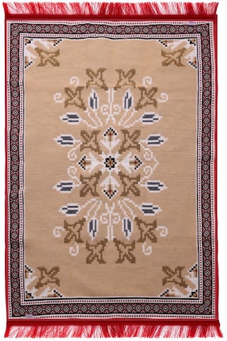 Bigghome Çift Taraflı Kilim, Makinede Yıkanabilir, Modern Desenli, 80 150 Cm, Sa25py