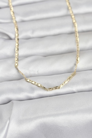 14k Gold Renk Gemici Zincir 60 Cm Kadın Kolye Cm Renkli 08182033