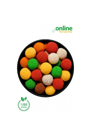 Online Kuruyemiş Jöle Lokum Yuvarlak 500 Gr