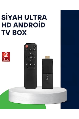 4k Ultra Hd Android Tv Stick Tak Çalıştır Akıllı Tv Cihazı