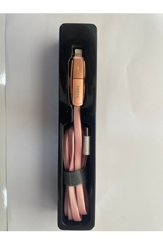 ZHUSE İOS ve USB Başlıklı Şarj Kablosu 2.1 Amper