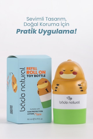 Bade Natural Güneş Koruyucu Losyon Aplikatörü Dinozor Figürlü