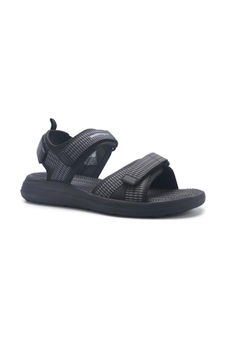 Lumberjack Doja 5fx Siyah K.gri Comfort Casual Spor Günlük Sandalet Siyah
