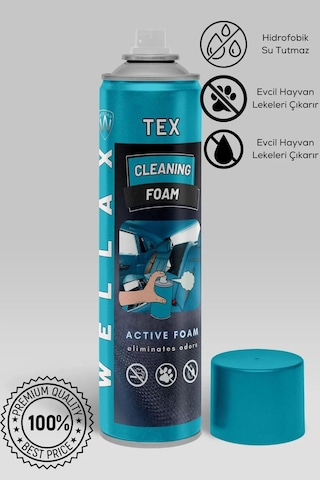Döşeme Temizleyici Köpük Araba Koltuğu Ve Torpido Deri Leke Çıkarıcı 600ml