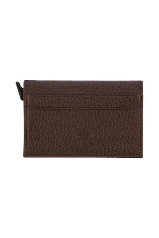 Karali Hakiki Deri Kartlık Kahve K578-2 Kahverengi