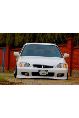 Honda Civic 99-01 İes Typer Ön Ek Plastik Tampon Ek Karlık-...