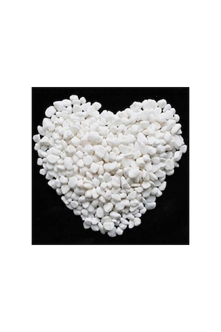Beyaz Dolomit Taş 10 Kg 1-2 Cm Dere Çakıl Taşı Bahçe Süs Taşı Saksı Teraryum Taşı Akvaryum 23no.m