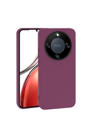 Kilifone - Honor Magic 8 Lite 5g Uyumlu Kılıf Esnek Koruyucu Mara Lansman Kapak - Siyah - T40933