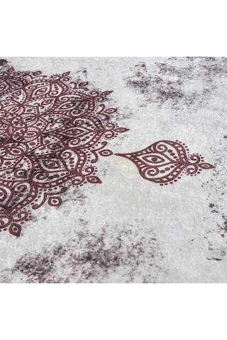 Nur Home Mürdüm Sultan Süngerli Kaymaz Halı Örtüsü, Nrh-33 Çok Renkli