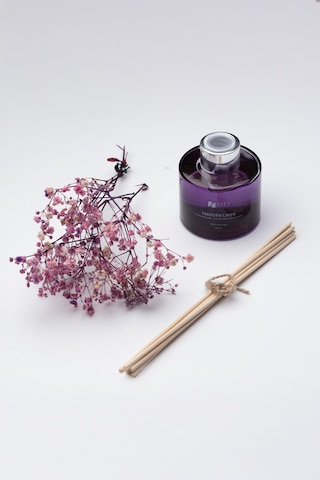 Zift Unique Smooth Linen - Bambu Çubuklu Oda Kokusu Dekoratif Çiçekli Banyo & Tuvalet & Oda Parfümü 100ml Çiçek