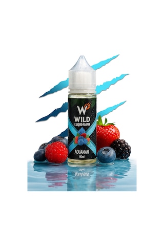 Aquaman - Premium Aroma 30 Ml - Yaban Mersini, Ahududu, Frambuaz, Çilek - Likit Tatlandırıcı
