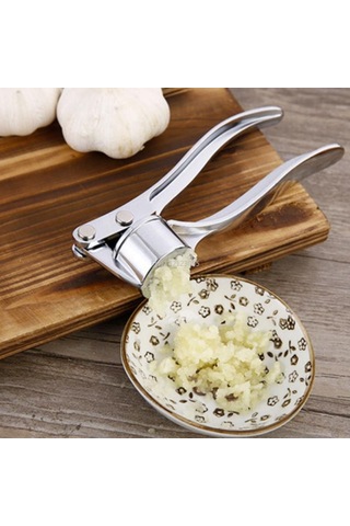 Sarımsak Ezici Ceviz Kıyıcı Çok Fonksiyonlu Alaşım Klips Manuel Zencefil Kıyıcı Pres Öğütme Aracı Mutfak Aletleri Aksesuarları Gümüş