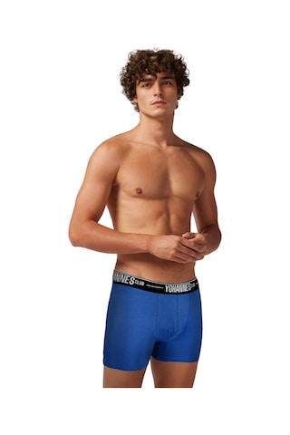 Yohannes Club, Erkek Özel Keseli Pamuklu Boxer, Renk Seçenekli, 3'lü Paket, Bordo,yeşil,mavi Bordo - Mavi - Yeşil