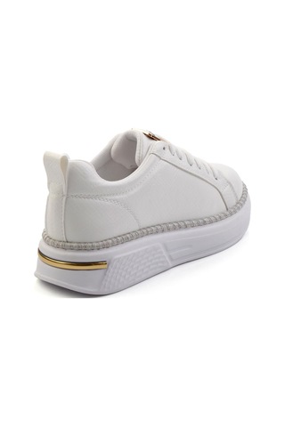 Bambi Beyaz Kadın Sneaker K01377024007 Beyaz