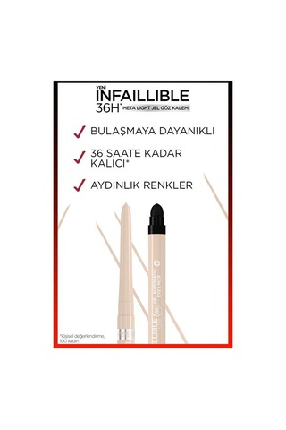 L'oreal Paris Infaillible Meta Light Jel Göz Kalemi Opalescent