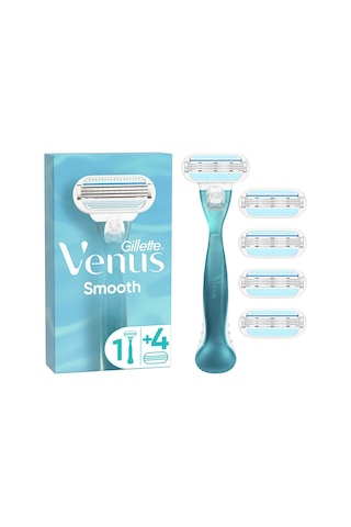 Gillette Venus Smooth Tıraş Makinesi + Yedek Başlık 5'li