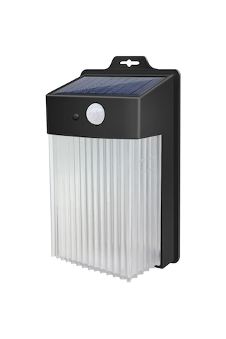 Shineyee Dış Mekan Güneş Enerjili 50led Isı Işığı - Ip65 Su Geçirmez, Vücut Algılama, Bahçe Duvar Aydınlatması Ilık Beyaz