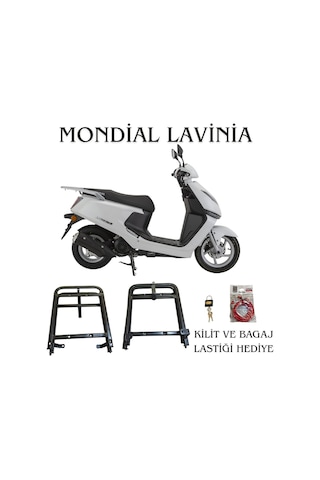 Mondial Lavinia Kızaklı Kurye Paket Çanta Demiri