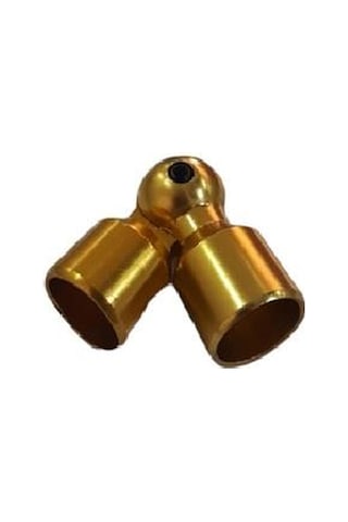 16mm Boş Küre Topuz Dirsek Sarı 5 Li Paket