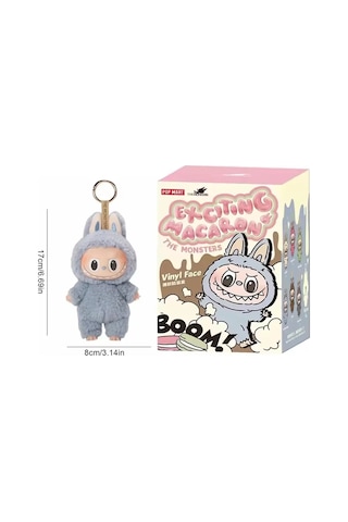 Yüksek Kaliteli Labubu Kör Kutu Anime Figürü Kolye Akın Modeli Oyuncak Canavar Labubu1d-f With Box Labubu1d-f