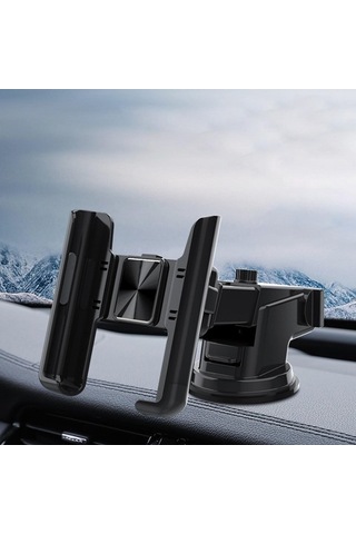 Trendooze Homyl Havalandırma Teleskopik Araç Kanca Siyah Telefon Takviyesi