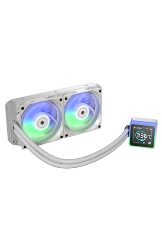 Bitfenix Kuzy 240 Digital 240mm Lcd Argb Am5 Lga1851 Beyaz Sıvı İşlemci Soğutucu