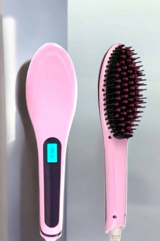Fön Tarağı Saç Düzleştirici Sıkı Dişli Isı Ayarlı Elektriklenme Karşıtı
