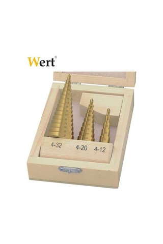 Wert W3500 3Lü Kademeli Saç Delme Seti