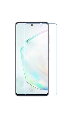 Samsung Uyumlu Galaxy Note 10 Lite Nano Kırılmaz Cam Ekran Koruyucu Şeffaf
