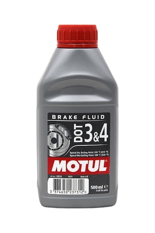 Motul Dot 3  - 4 Brake Fluid 500 Ml Fren Hidrolik  Yağı