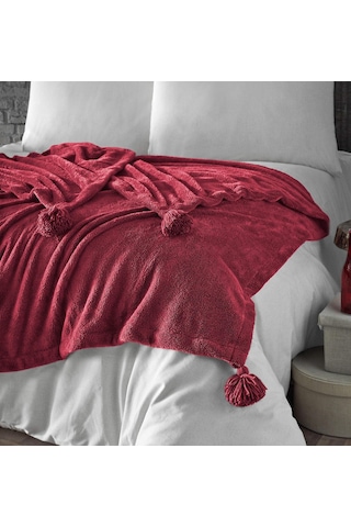 Lexroo Puffy Wellsoft Battaniye 160x200 Bordo