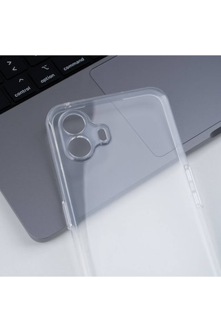 Nothing Phone 2 Kılıf Darbe Önleyici Anti Shock Özellikli Kamera Korumalı 2mm Silikon Pazarplus Şeffaf